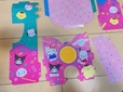【げんき　2023年夏号付録「サンリオキャラクターズ　ころりんがちゃ」】素材は全て厚紙です