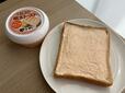 【KALDI　やまや　塗って焼いたら明太トースト】パンに塗って焼くだけなので忙しい朝でも簡単