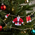 【フライングタイガー2025クリスマスアイテムランキング 第5位】ガーランド(サンタの洗濯物) 605円