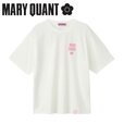 【PLAZA】「マリークワント Tシャツ ビッグサイズ ホワイト」￥4,400／きれいめコーデが楽しめる！