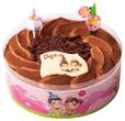 ひなまつりチョコ生ケーキ　価格：S（3～4人用）￥2,600、M（5～6人用）￥3,100　※ともに税込