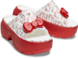 【ハローキティ×クロックス コラボアイテム】「Hello Kitty Stomp Slide（ハローキティ ストンプ スライド）」 サイズ：22cm - 30cm 価格：¥ 13,200（税込）