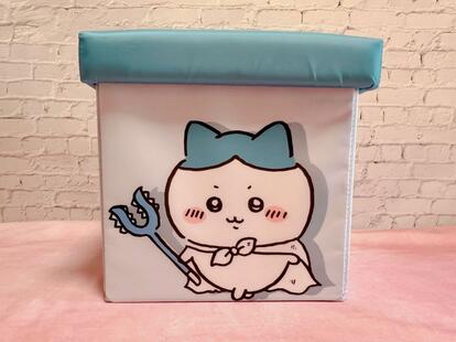 ▷ちいかわ うさぎ ハチワレ スツール 収納ボックス◁♡*。゜ ちいかわ×しまむら】初の「収納スツール」が360度かわいすぎる…（受注