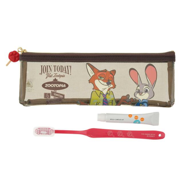 ジュディ・ホップス＆ニック・ワイルド 歯ブラシ セット ポーチ入り ZOOTOPIA TRAVEL 1,500円