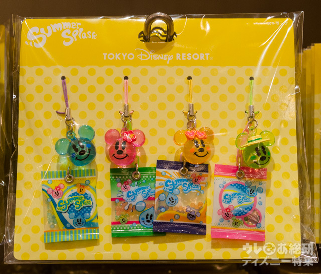 ストラップセット ¥1,600｜東京ディズニーランド「ディズニー夏祭り」、東京ディズニーシー「ディズニーサマーフェスティバル」2016年スペシャルグッズ 
