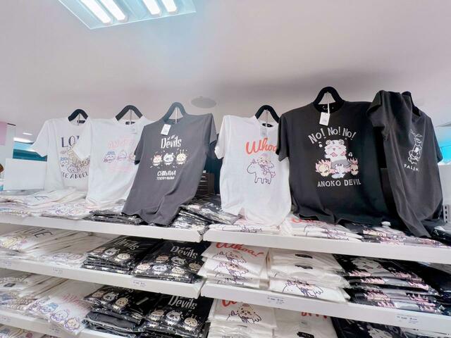 【ちいかわ てんし♡あくま@東京駅】Tシャツも販売されています♡