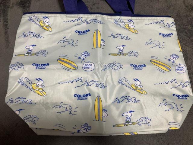 【ESSE スヌーピーの超BIG保冷トートバッグ】爽やかなカラーとかわいいデザイン