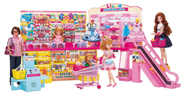 リカちゃん セルフレジでピッ！ おおきなショッピングモール