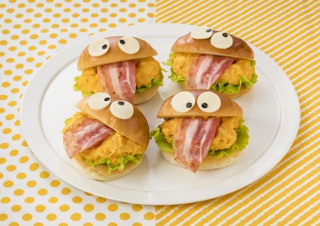 キユーピー「ハロウィンのおばけロールサンド」