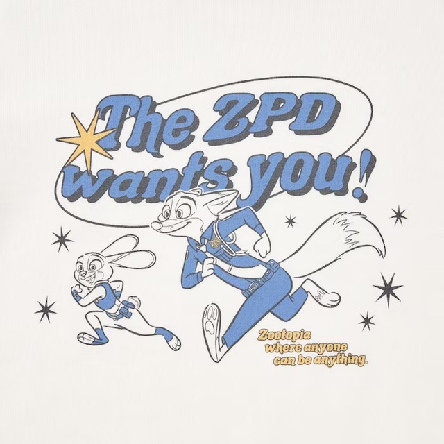 ユニクロ UT ディズニー コレクション スウェットシャツ（長袖） 1,990円