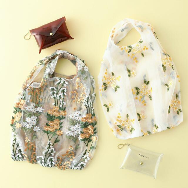 【Francfrancの2024年秋バッグ売上ランキング 7位】「チュールバッグ」各2,400円（税込）