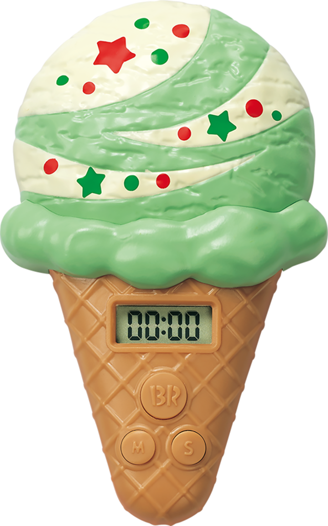 「オリジナルキッチンタイマー」<サイズ:約6cm×約9.5cm>【【電子チケット付き】サーティワンのお得な福袋が今年も登場!「サーティワン福袋2026」は、12月9日よりモバイルオーダースタート!】