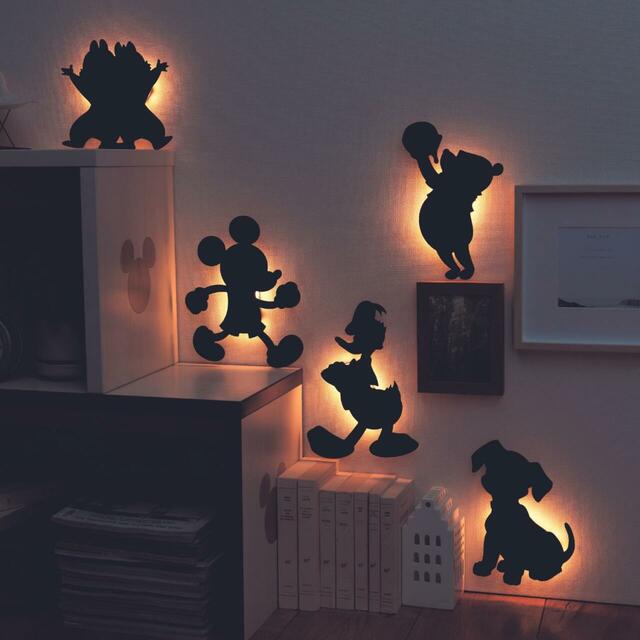 シルエットのウォールライト（選べるキャラクター） ｜￥ 3,590 （税込）
