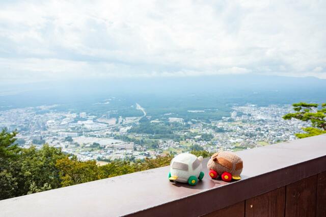 河口湖天上山公園【PUI PUI モルカー×カロッツェリア】