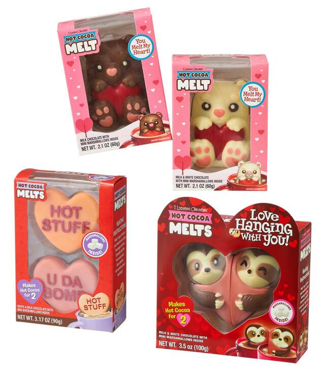 My Favorite Company メルティングチョコレート ハート 1,036円、ベア(全2種) 842円、ハンギングフレンズ 1,155円
