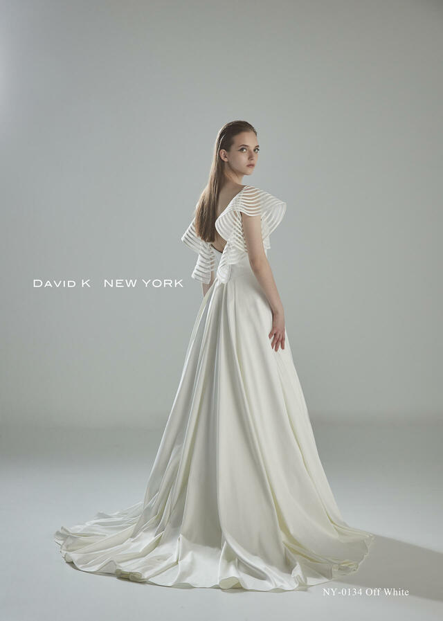 クラウディア｜「DAVID K NEW YORK（デヴィッド ケイ ニューヨーク）新作ウェディングドレス｜NY-0134_Offwhite