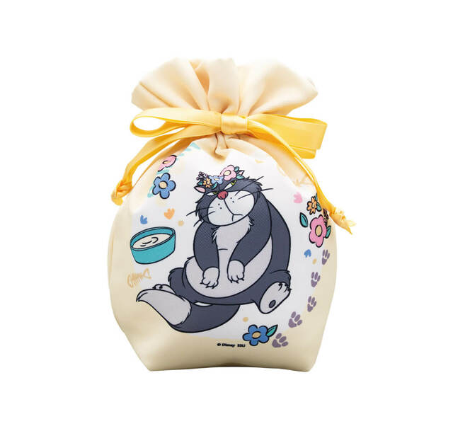 D賞 巾着ポーチ｜Happyくじ「Disney にゃん・にゃん・にゃん」