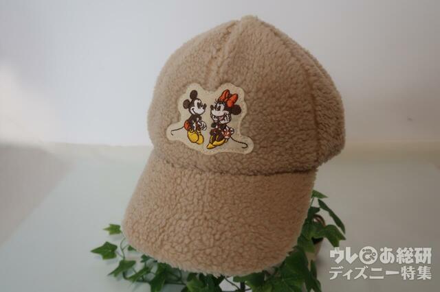 ワークマン　Disneyワッペンボアキャップ