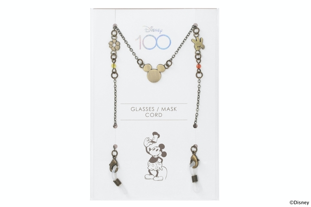 グラス＆マスクコード｜2,100円（税込）｜Disney Collection created by Zoff | Disney100 “STEAMBOAT WILLIE”