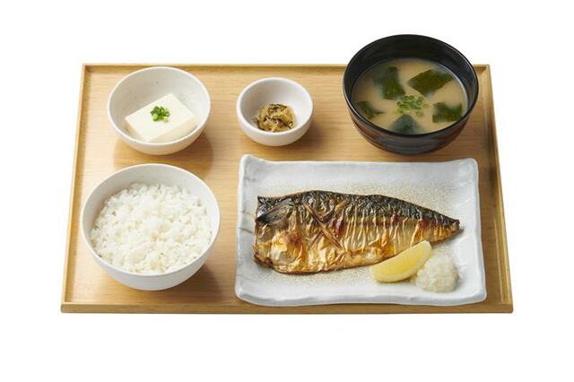 【やよい軒の人気定食メニューランキング 7位】「サバの塩焼定食」840円（税込）