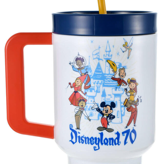 ミッキー&ティンカー・ベル タンブラー ストロー付き DISNEYLAND RESORT 70TH CELEBRATION 2,800円
