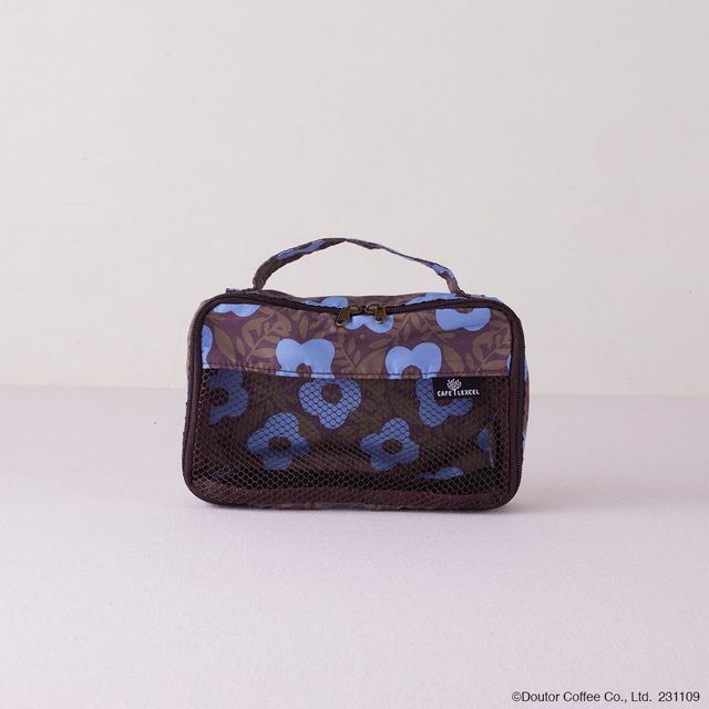 マルチポーチ　オンラインショップ限定商品　kippisⓇテキスタイルデザイン「Meimi（メイミ）」【カフェ レクセル「2024 HAPPY BAG」】