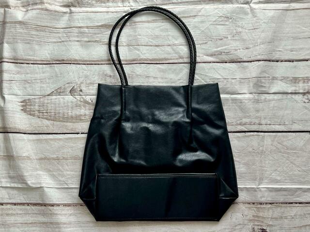 背面は無地【ROPE PICNIC PASSAGE（ロペピクニックパサージュ）】洗えるメッシュハンドルA4トートバッグ