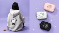 【サンリオキャラクターズ×and ST／GLOBAL WORK】【HELLO KITTY】ZIPフーディ 全2種 5,991円、【HELLO KITTY】キルトポーチ 全3種 2,490円