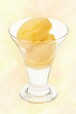  マンゴーのソルベ