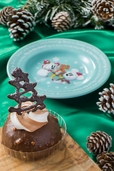 ジャンドゥーヤムース、スーベニアプレート付き(750円)|TDL「クリスマス・ファンタジー」2016