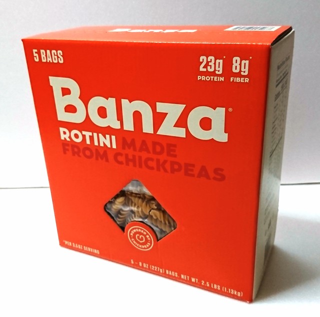 BANZA ひよこ豆パスタ　227g×5袋　1,258円