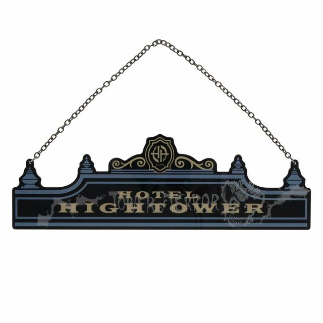 サインプレート 2,300円|東京ディズニーシー「タワー・オブ・テラー」グッズ|発売日:2023年12月26日(火)|販売場所:東京ディズニーシー「タワー・オブ・テラー・メモラビリア」