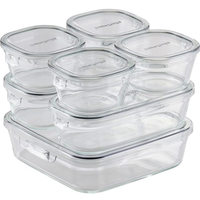 iwaki「パック＆レンジ 7点セット　クールグレー」5,500円（税込）