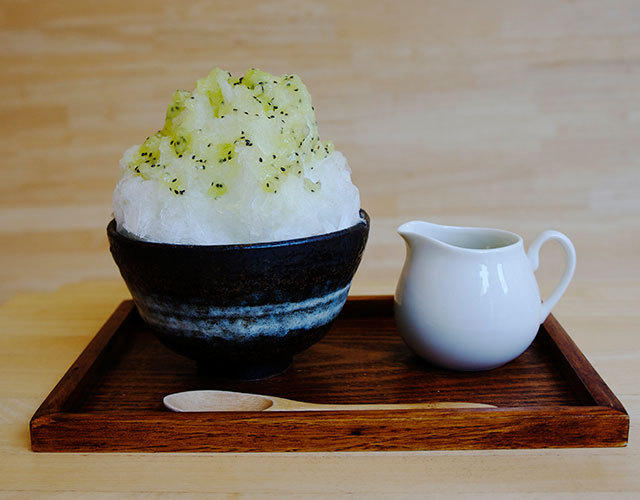 おちゃのこ／キウイ氷 514円