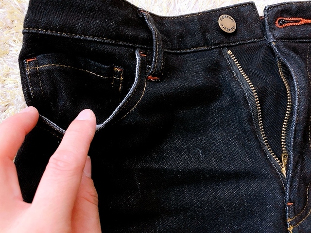 【ワークマン WEMOTION(ウィモーション)360ストレッチデニムパンツ】近所への買い物など手ぶらで出かける時もポケットがあると便利