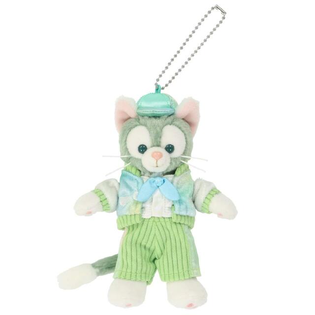 ぬいぐるみバッジ 2,800円|東京ディズニーシー「ダッフィー&フレンズ20周年:カラフルハピネス」スペシャルグッズ|販売開始:2025年4月8日(火)