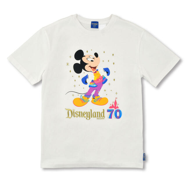 ミッキー 半袖Tシャツ DISNEYLAND RESORT 70TH CELEBRATION 3,800円