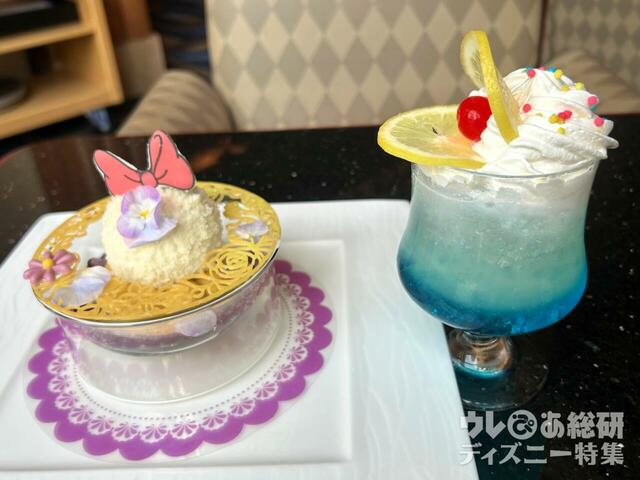 「ハイピリオン・ラウンジ」ディズニー・パルパルーザ“ドナルドのクワッキー・ダック！ダック！ダックシティ！”スペシャルドリンクとケーキセットシリーズ