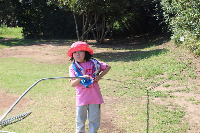 ポールなら、幼児でも運べます。