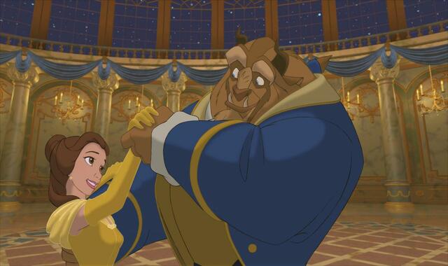 『美女と野獣』の映画シーン