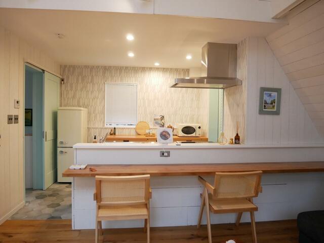 2ベッドコテージカウンターキッチン