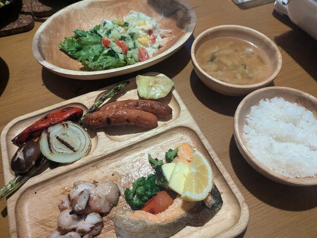 【ブリリアントヴィレッジ日光】できあがった夕食