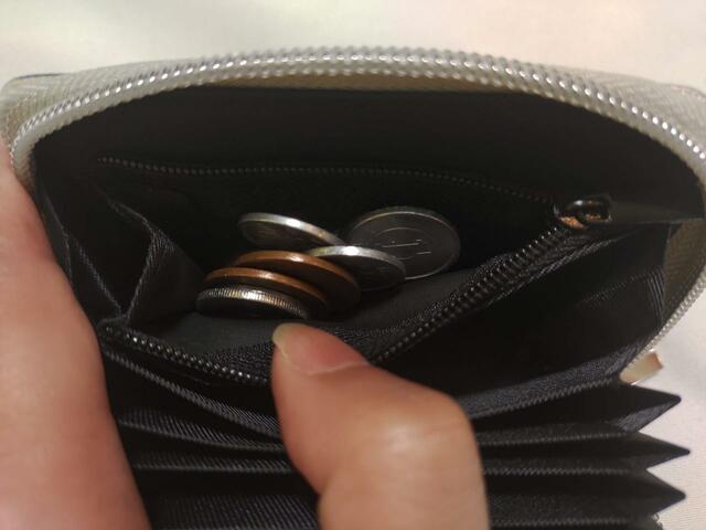 小銭が入る！