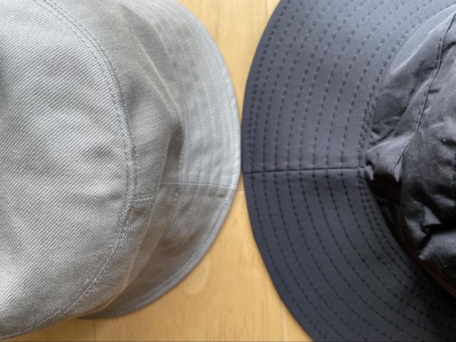 【ユニクロ　UVカットバケットハット】つばが小さめです