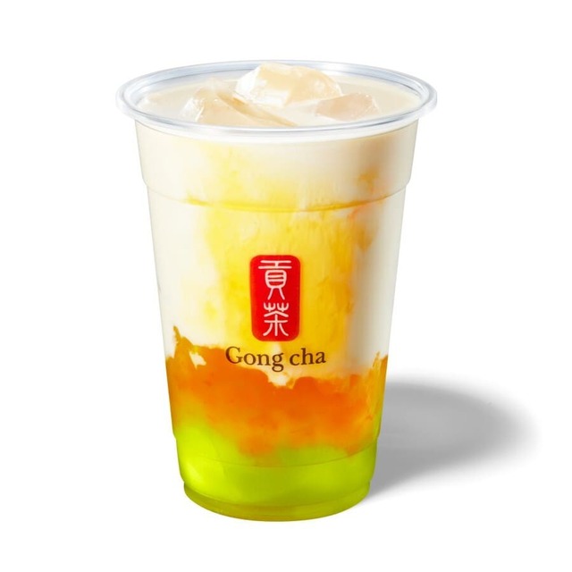 【ゴンチャ】メロンメロン ミルクティー（ICED／M） 660円
