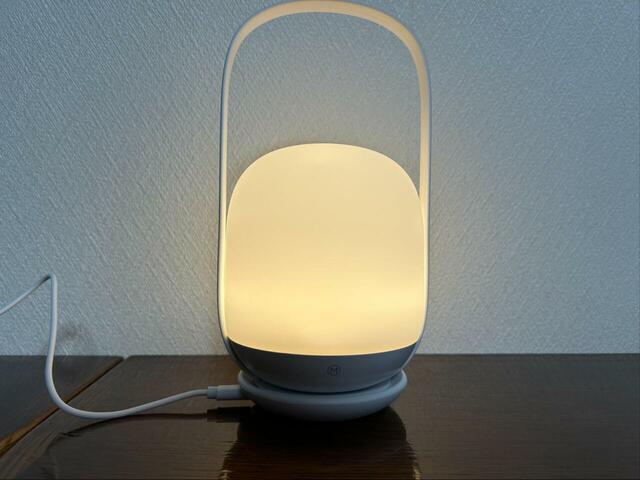 【ニトリ　停電時に光るLEDランタン】見た目はころんと可愛らしいのに機能は本格派♪