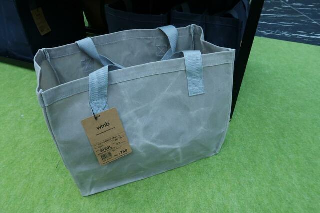 パラフィン帆布トート/ミディアムトート　容量約20リットル/780円