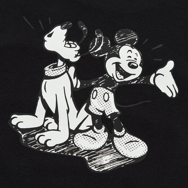 ジョシュア・ヴィーダスが描くモノクロのミッキーマウス「モノクローム ミッキーマウス アート by ジョシュア・ヴィーダス UT」