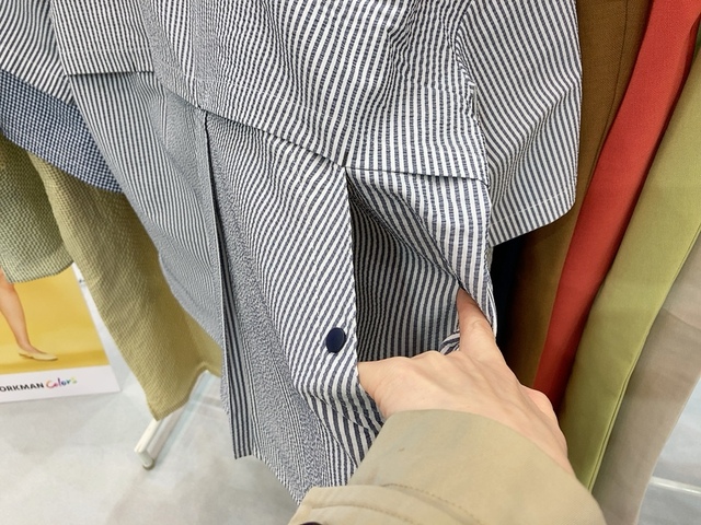 【ワークマン 撥水サッカー半袖シャツ】なんと背中にポケットが！