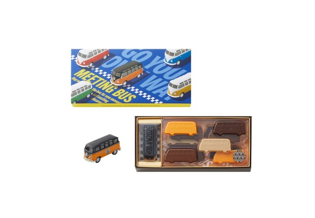「Meeting Bus -ミーティングバス-」＜価格：2,592円（税込）＞【モロゾフの2026年バレンタインは、愛されるデザインの「Beetle」！遊び心たっぷりの新商品やラインナップをご紹介！】